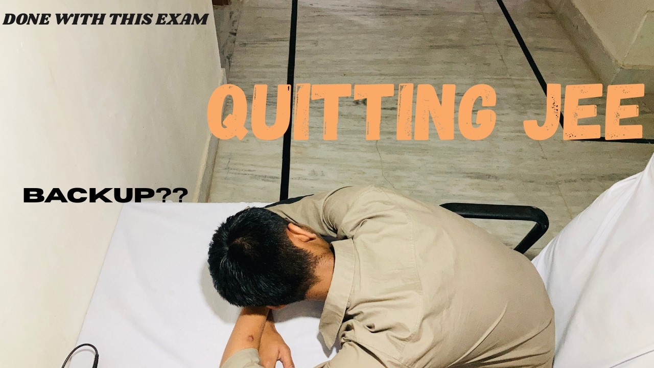 Quitting JEE 💔| Done with this exam finally 🙃 #jee2026 #jeeproblems #jeemains #jeemainsprep 