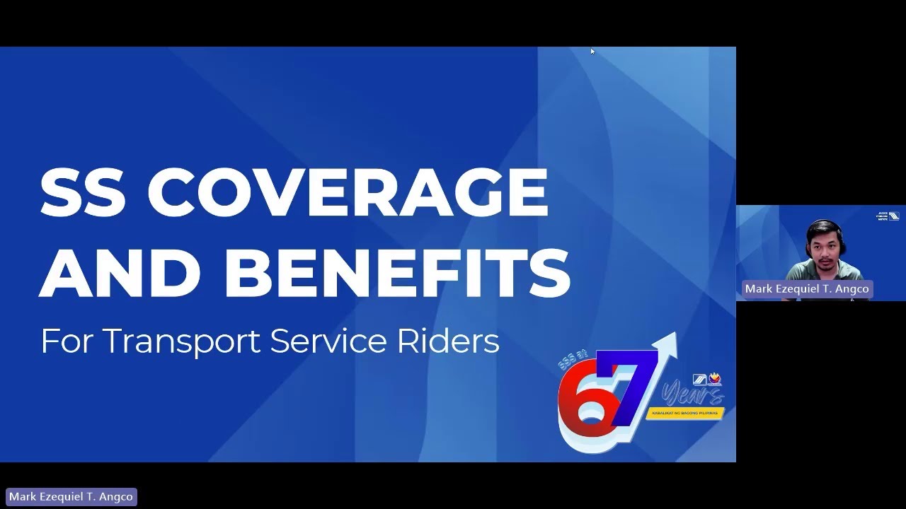 #eSSSkwela Webinar 2025 Episode 9 | SSS Coverage and Benefits for Transport Service Riders