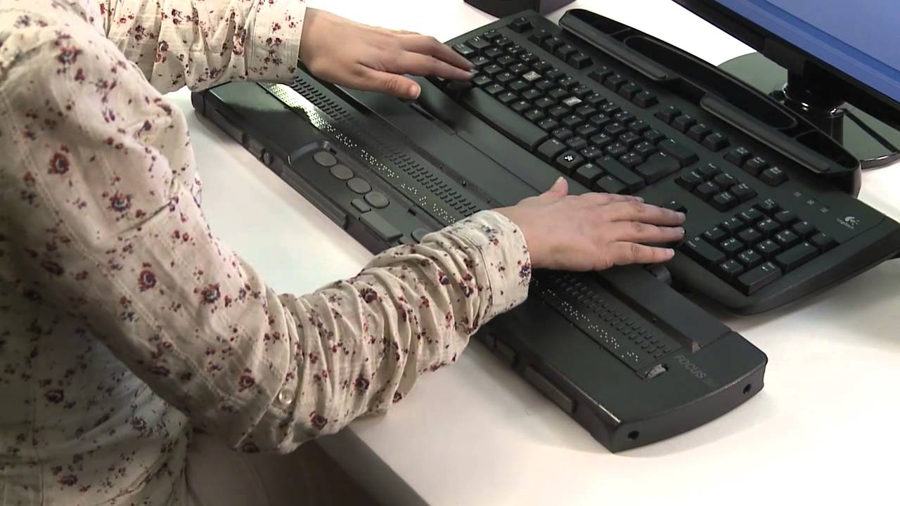 La barrette braille.
