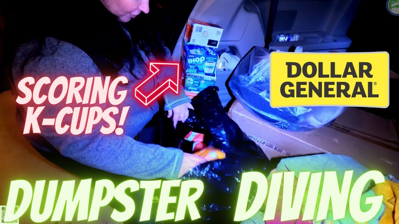 Dumpster Diving Latest 2024 Dollar General Scoring K-Cups Coffee Goods