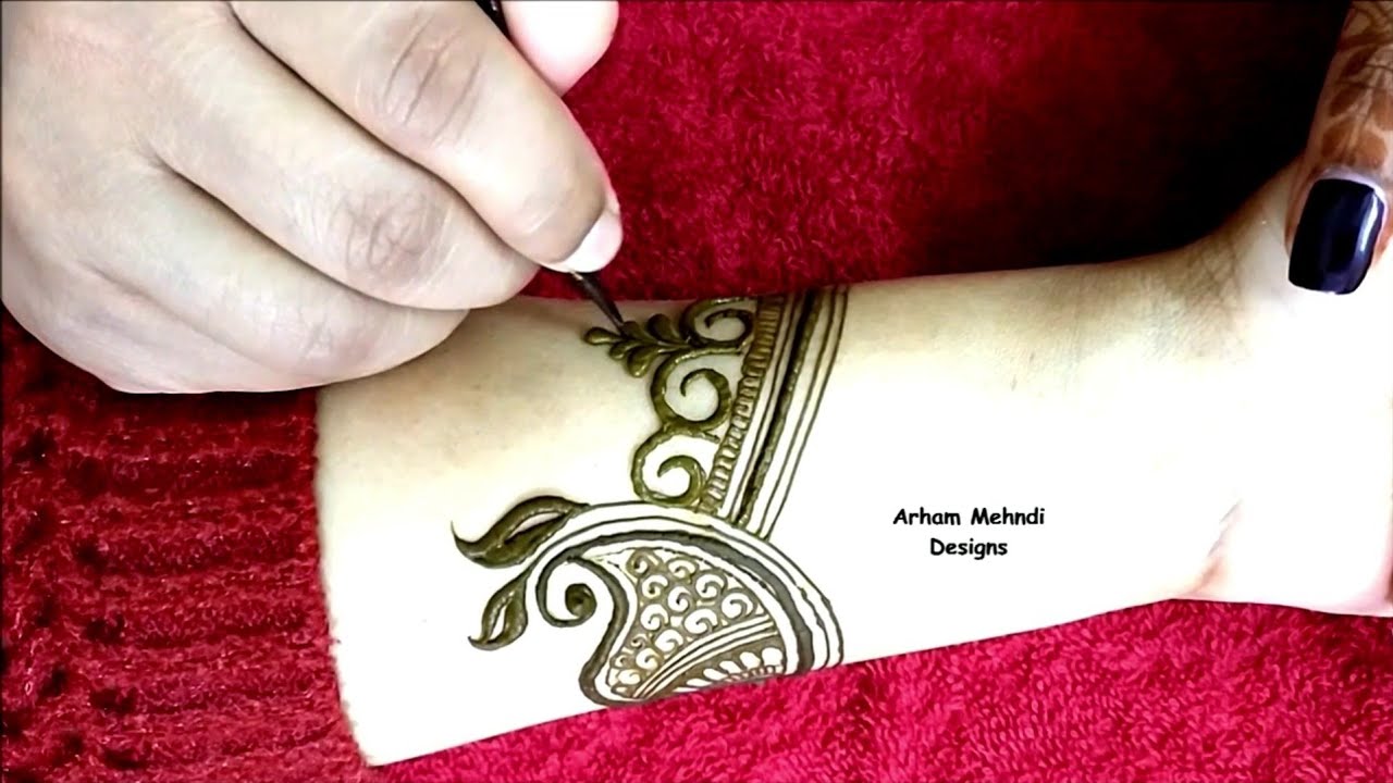 New Easy Full Hand Mehndi Design || Arham Mehndi Designs