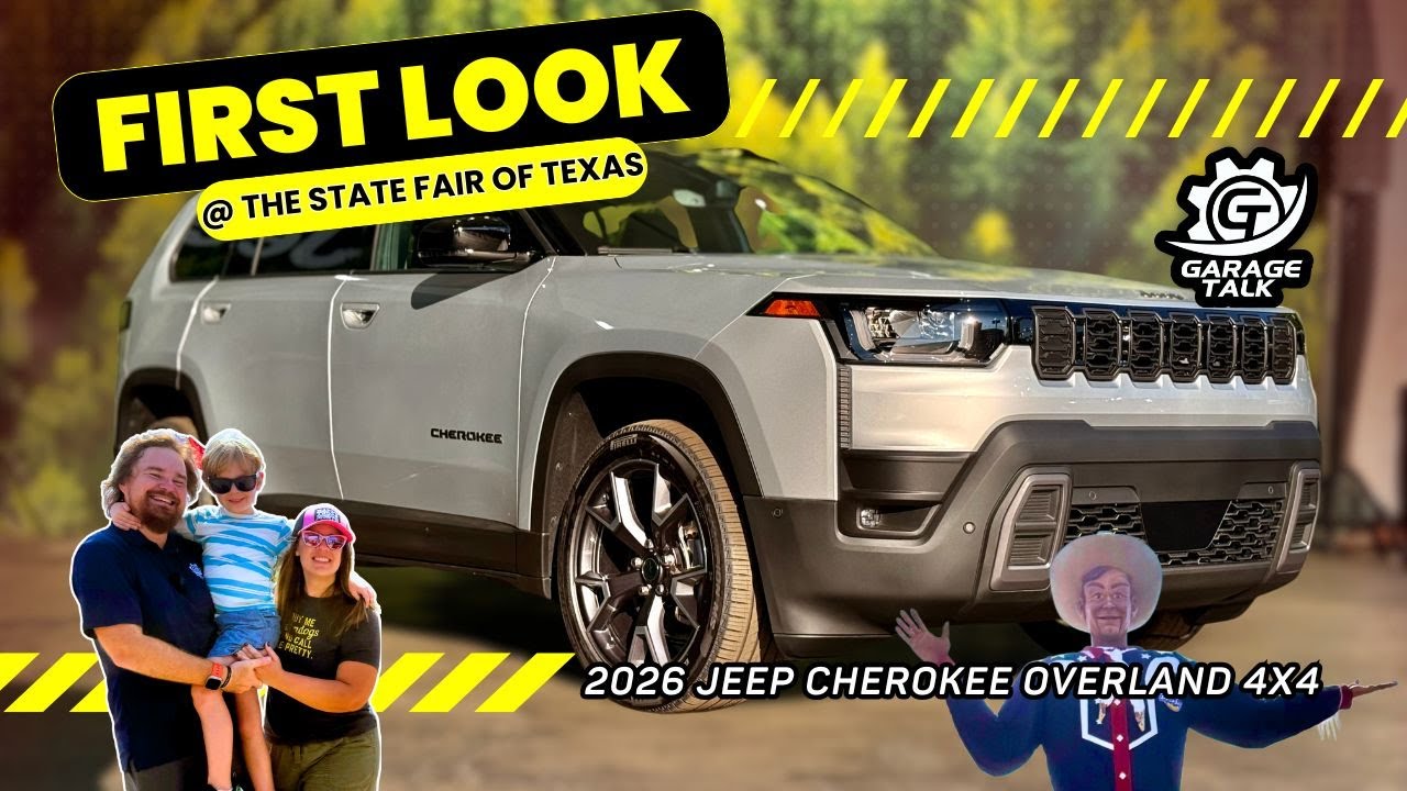 Jeep Cherokee Overland 2026 года // ПЕРВЫЙ ВЗГЛЯД на ярмарке штата Техас