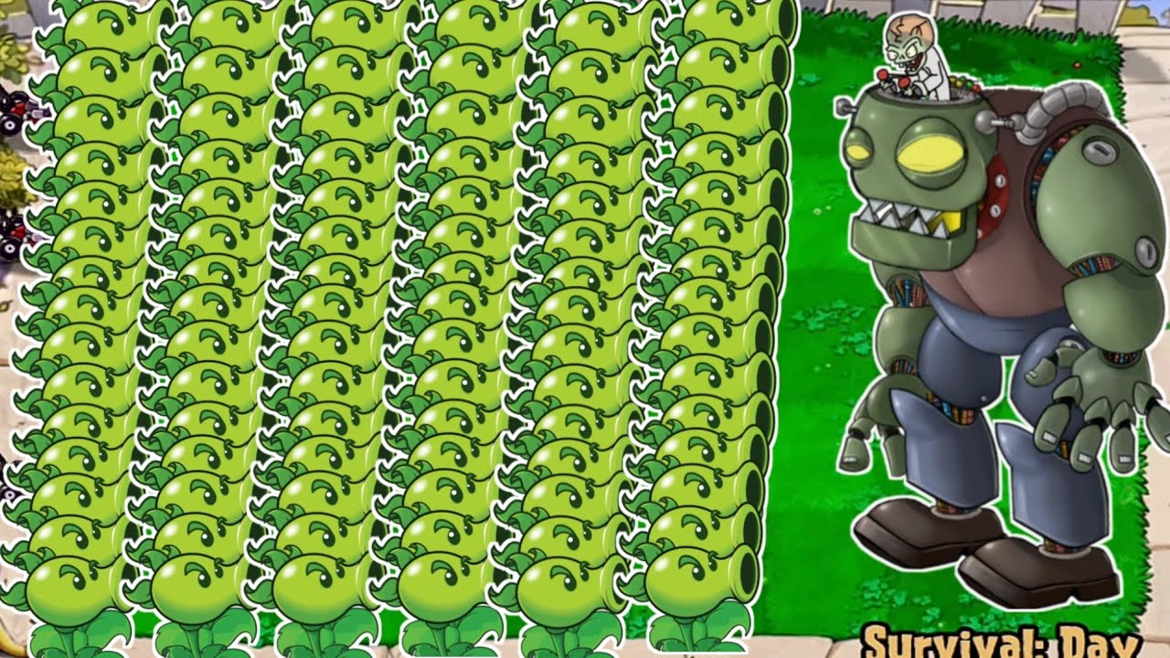 Peashooter Vs DrZomboss God Peashooter killing DrZomboss - Who Will Win?
