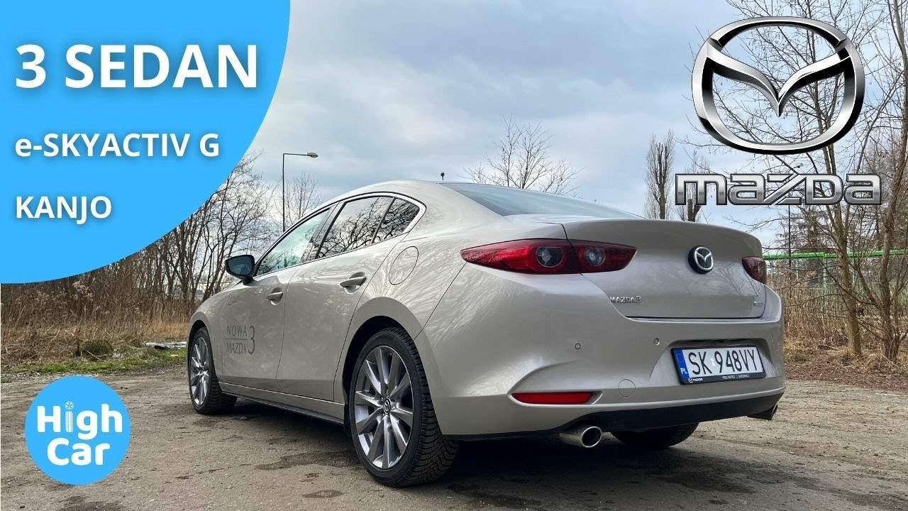 MAZDA 3 SEDAN E-SKYACTIV G AT KANJO 2023 | TEST PL 4K