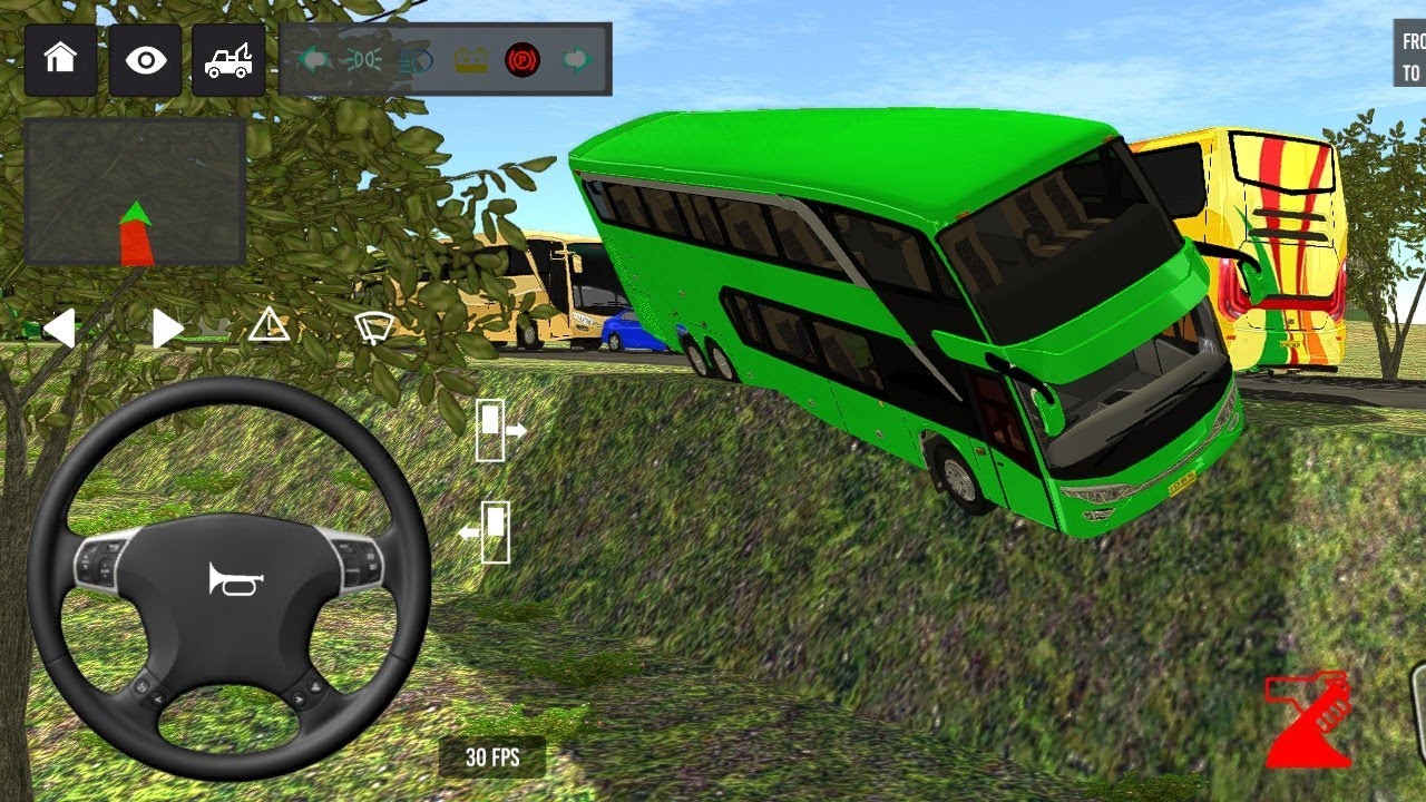 😥 Sudden Balance Loss | 😲 Bus Fell on Dangerous Hill Road | 😍 Bus Simulator India