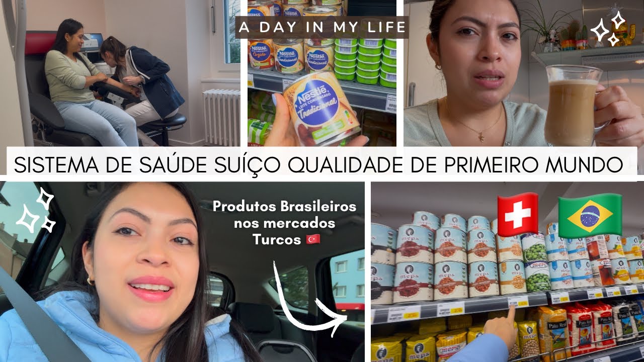 EXISTE SAÚDE PÚBLICA NA SUÍÇA ? | FUI NO MERCADO TURCO | VIDA DE UMA PARAENSE NA SUÍÇA
