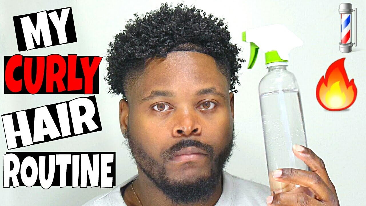 Curly Hair Routine Men