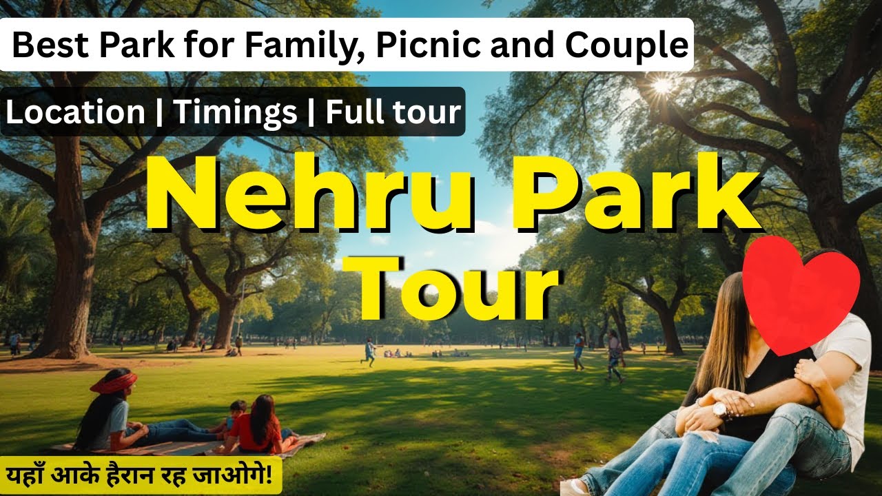I visited Delhi's Best Park - Nehru Park, Chanakyapuri, New Delhi