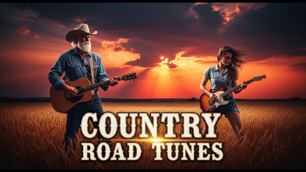 Golden Country Road Songs 🌅 Relaxing Cowboy Playlist