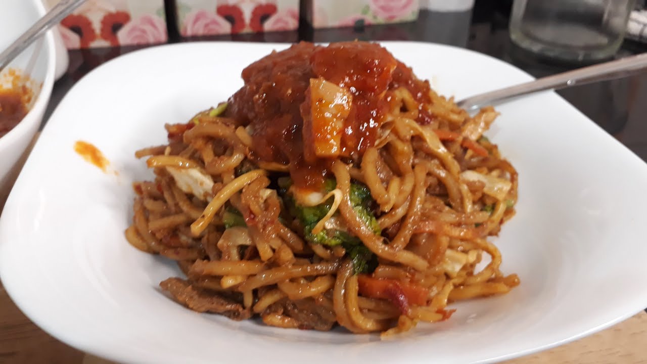 Resepi Mee Goreng Mamak Sambal Sotong Penang style | Malaysia Street Food @ Home | Mudah dan Sedap