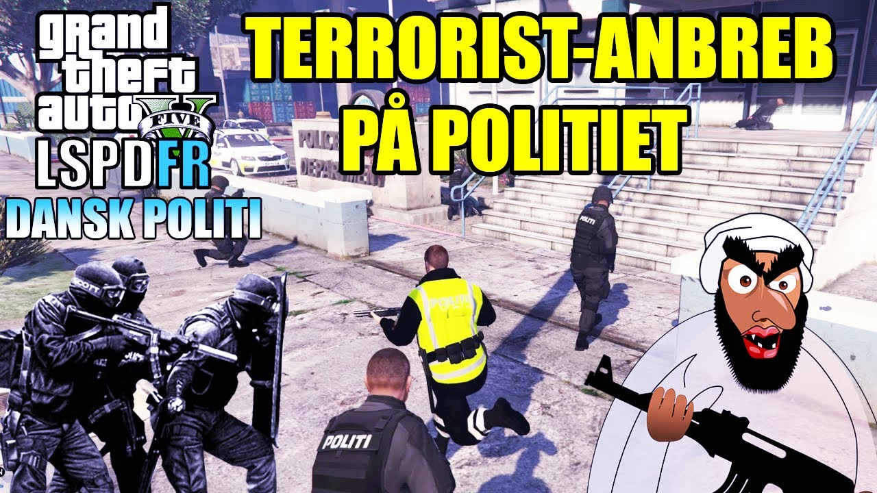 GTA V LSPD:FR - BANDE-ANGREB PÅ POLITISTATIONEN - DANSK POLITI [#32]
