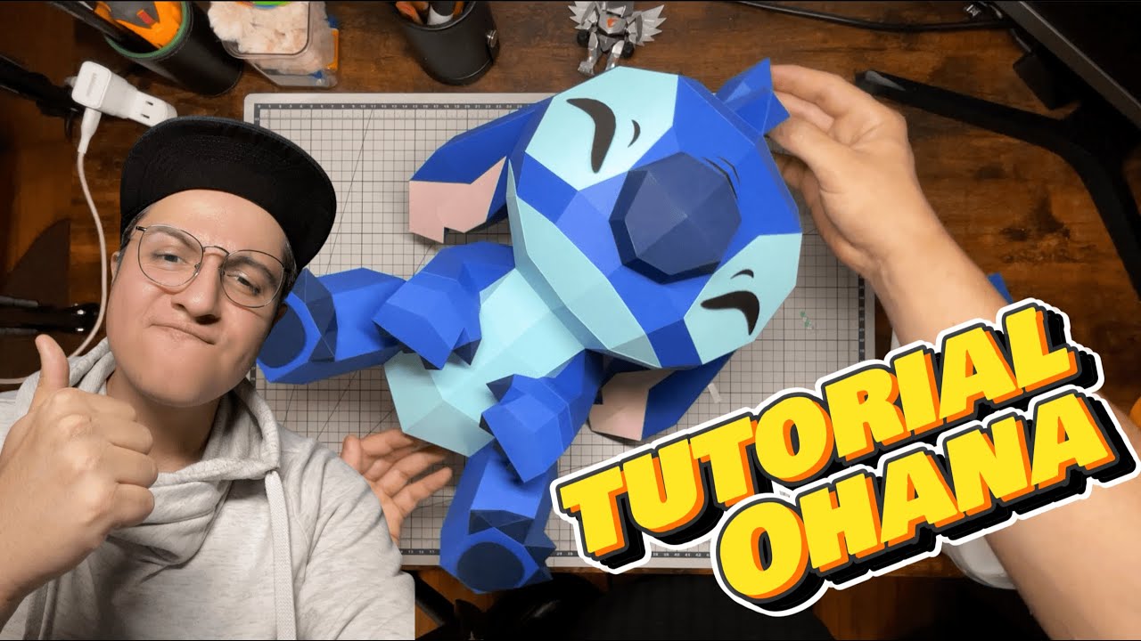 Imposible, este es el mejor Papercraft hasta ahora. Tutorial Ohana