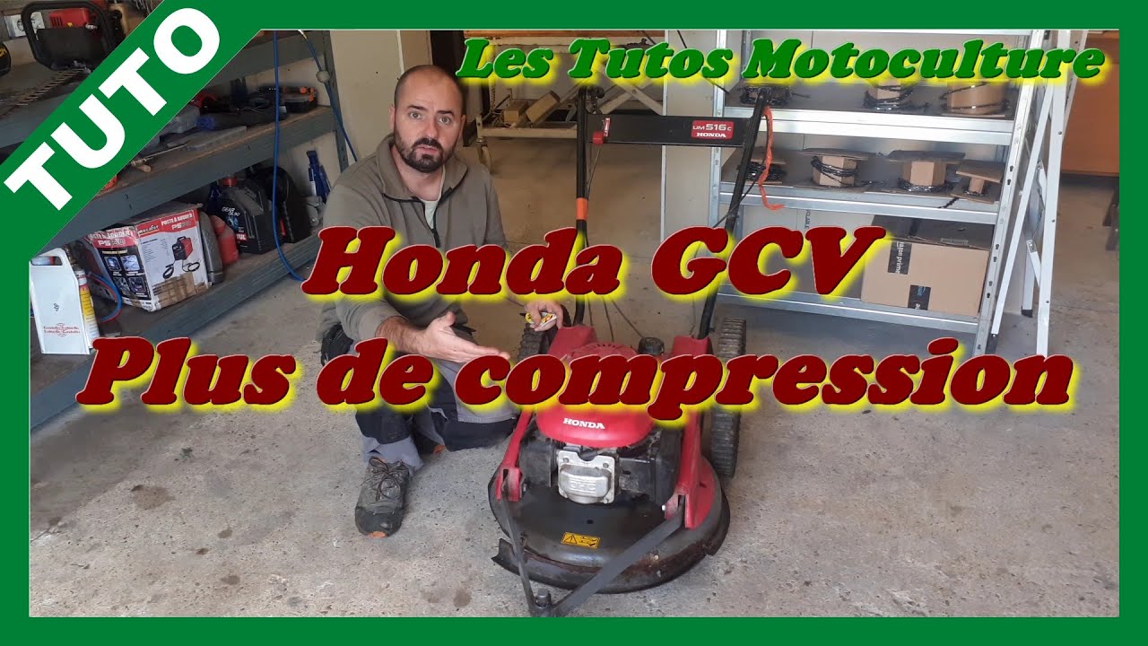 Honda GCV , Plus de compression !!! Soupape bloquée ...