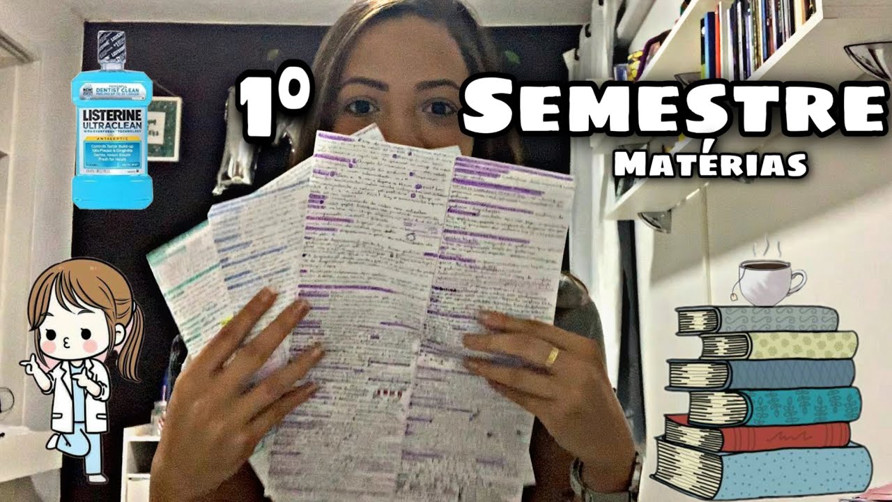 Matérias do 1º semestre | Odontologia | UnB | MariAbreu