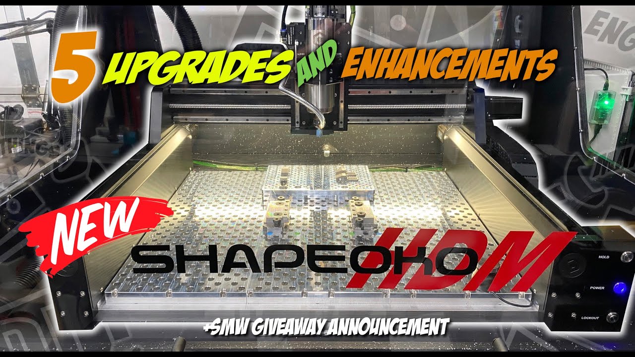 5 обновлений и улучшений для станка с ЧПУ Shapeoko HDM! + Раздача пластин SWM!