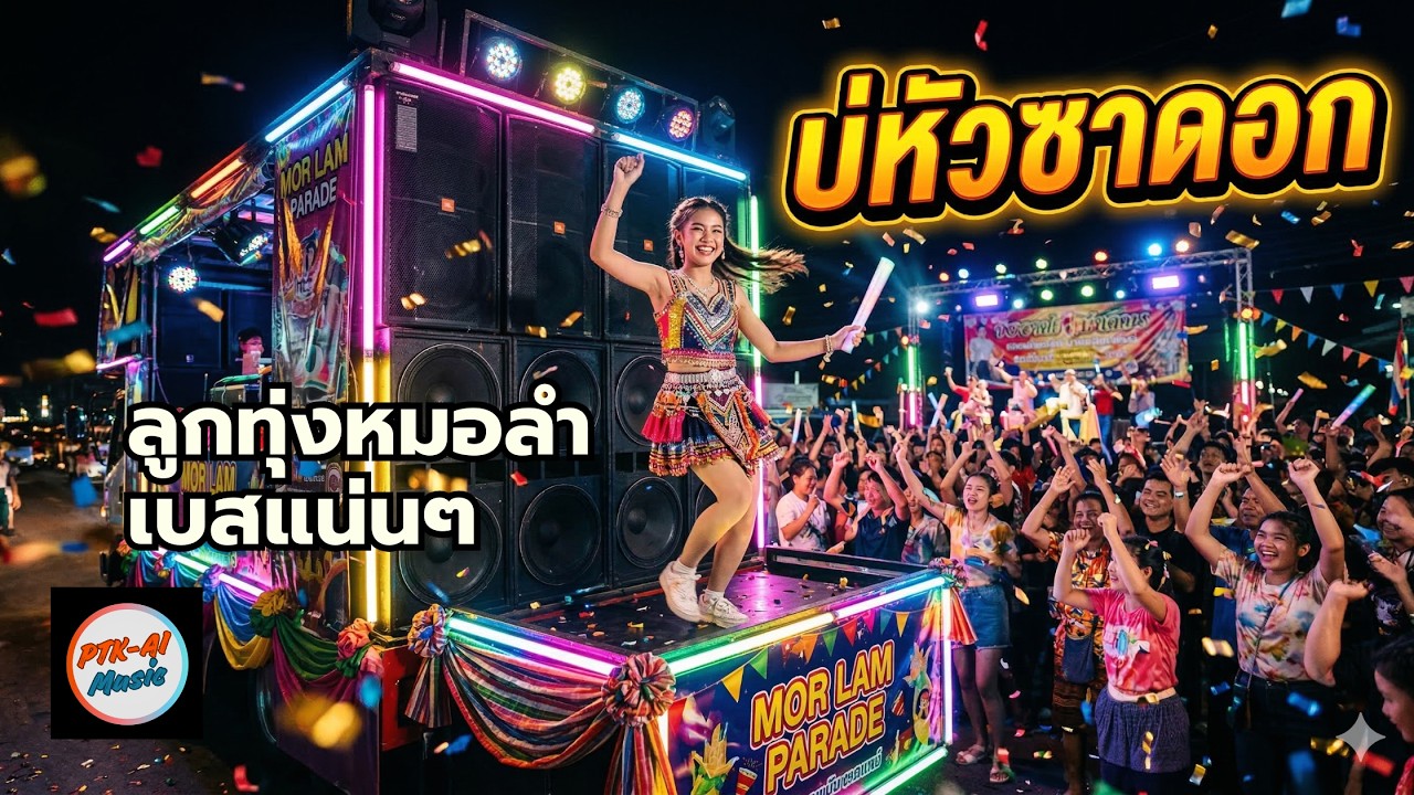 บ่หัวซาดอก-ลูกทุ่งหมอลำ เบสแน่นๆ PTK-AI Music