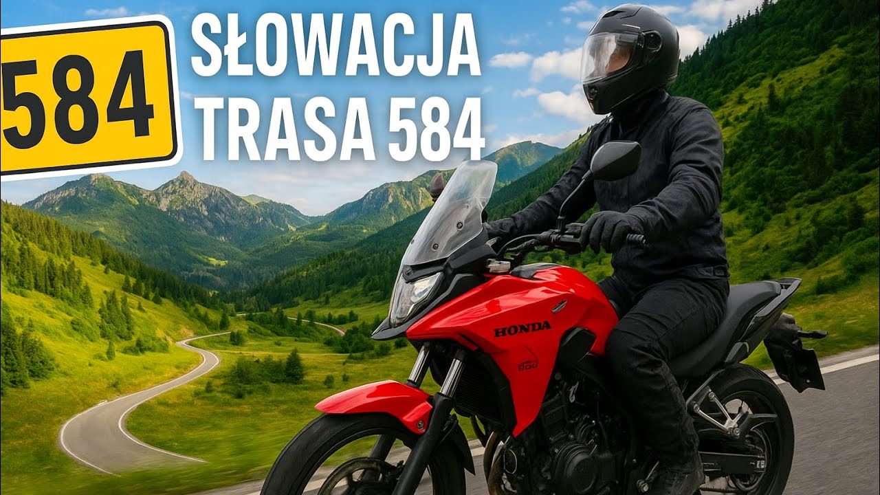 na Słowacje Honda NX500 część 2