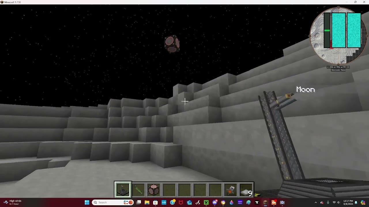 Moddded Minecraft with Alex: Alex blows up the moon