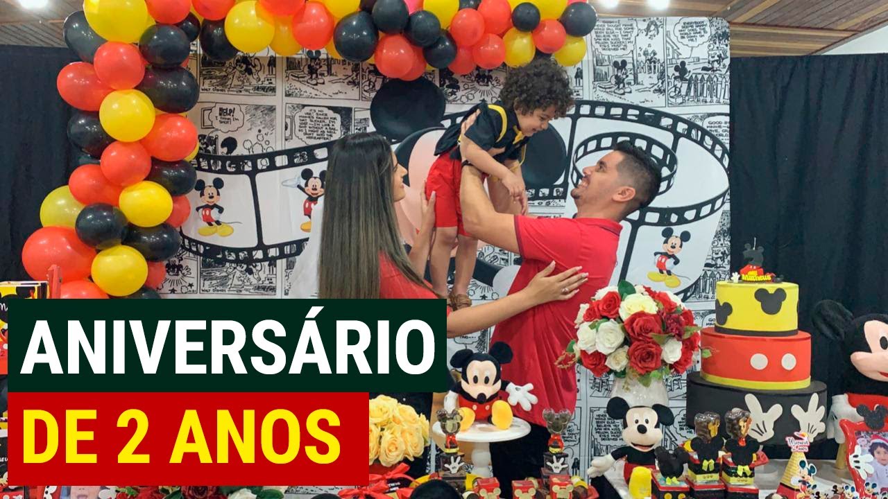 VLOG: ANIVERSÁRIO DE 2 ANOS -  TEMA MICKEY