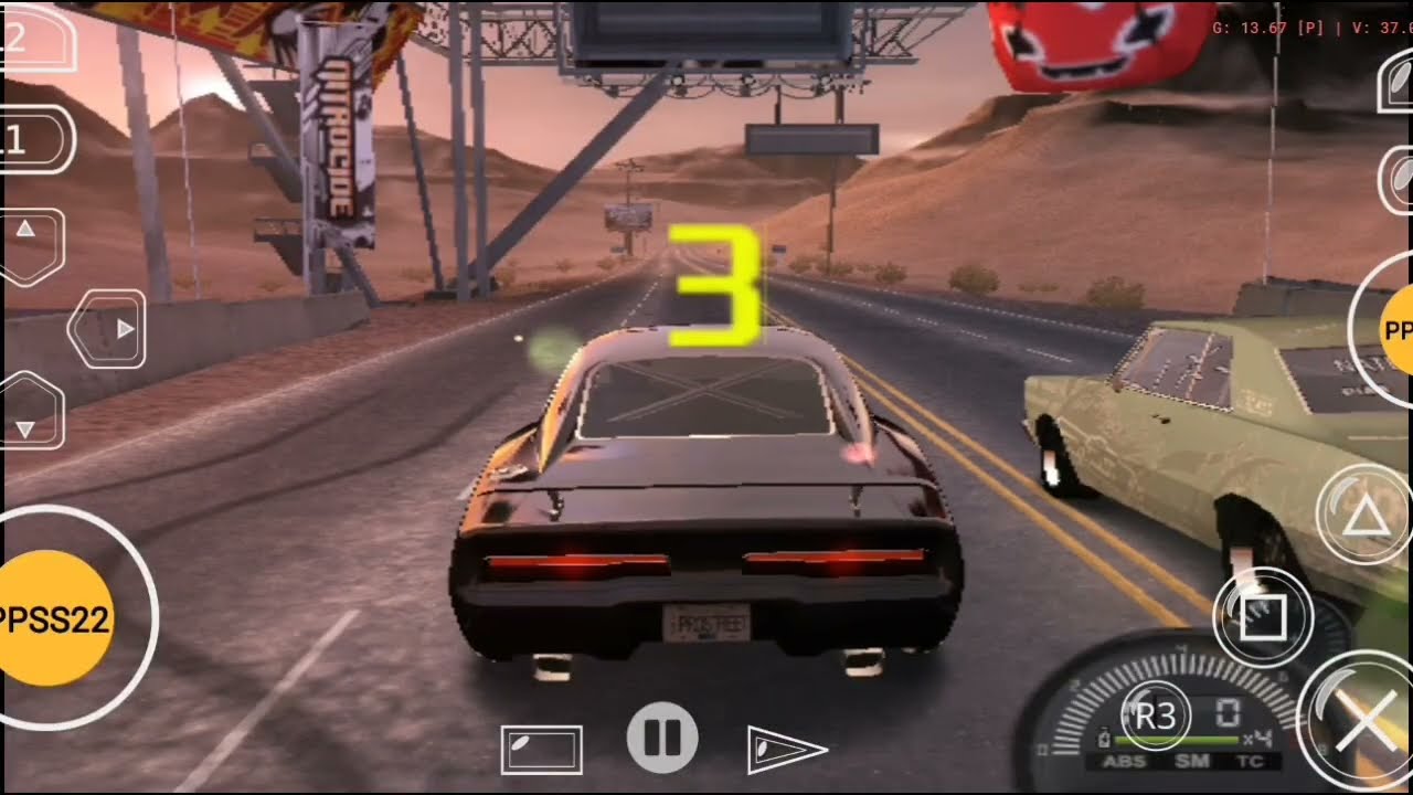 Need for Speed ProStreet (Ps2 (Celular)) Ep25 Correndo contra Nate Denver (Charger VS GTO)