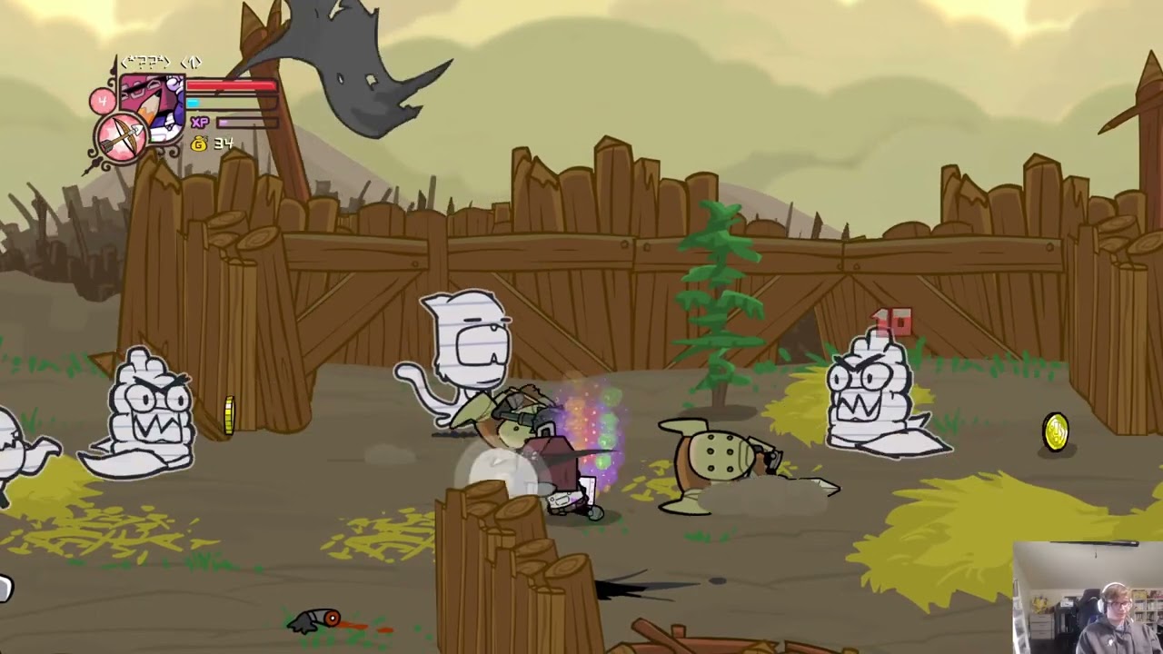 Castle Crashers: Painter Boss Paradise Playthrough