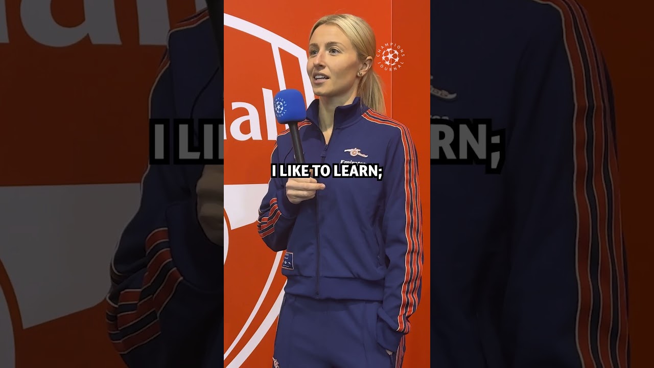 Five facts with Leah Williamson 🔝#uwcl #arsenalwomen #leahwilliamson