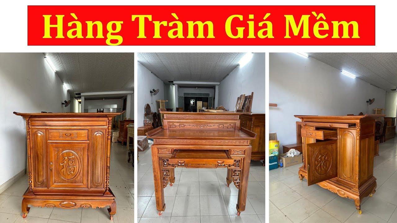 Bàn thờ gia tiên - tủ thờ gia tiên giá rẻ #noithatgiare #dogohonai #dogo #banghego #tutho