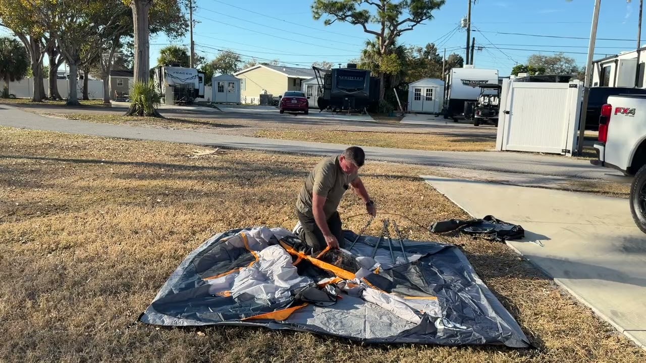 NEW! UNP 4 Person Tent-Complete Setup And Review 