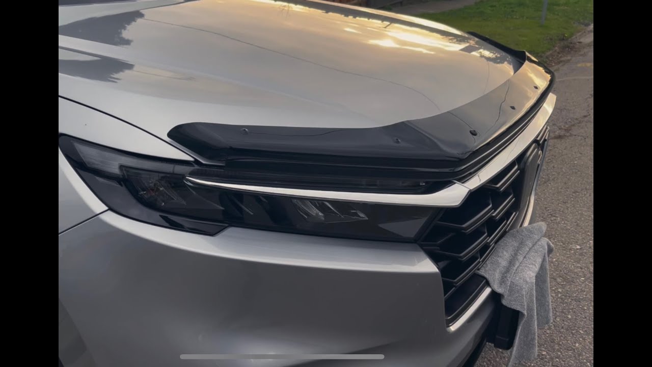 Honda CRV Hood Air Deflector Installation Step by Step 2023 2024 2025