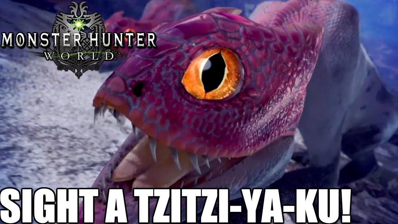 Sight a Tzitzi Ya Ku Location! Monster Hunter World