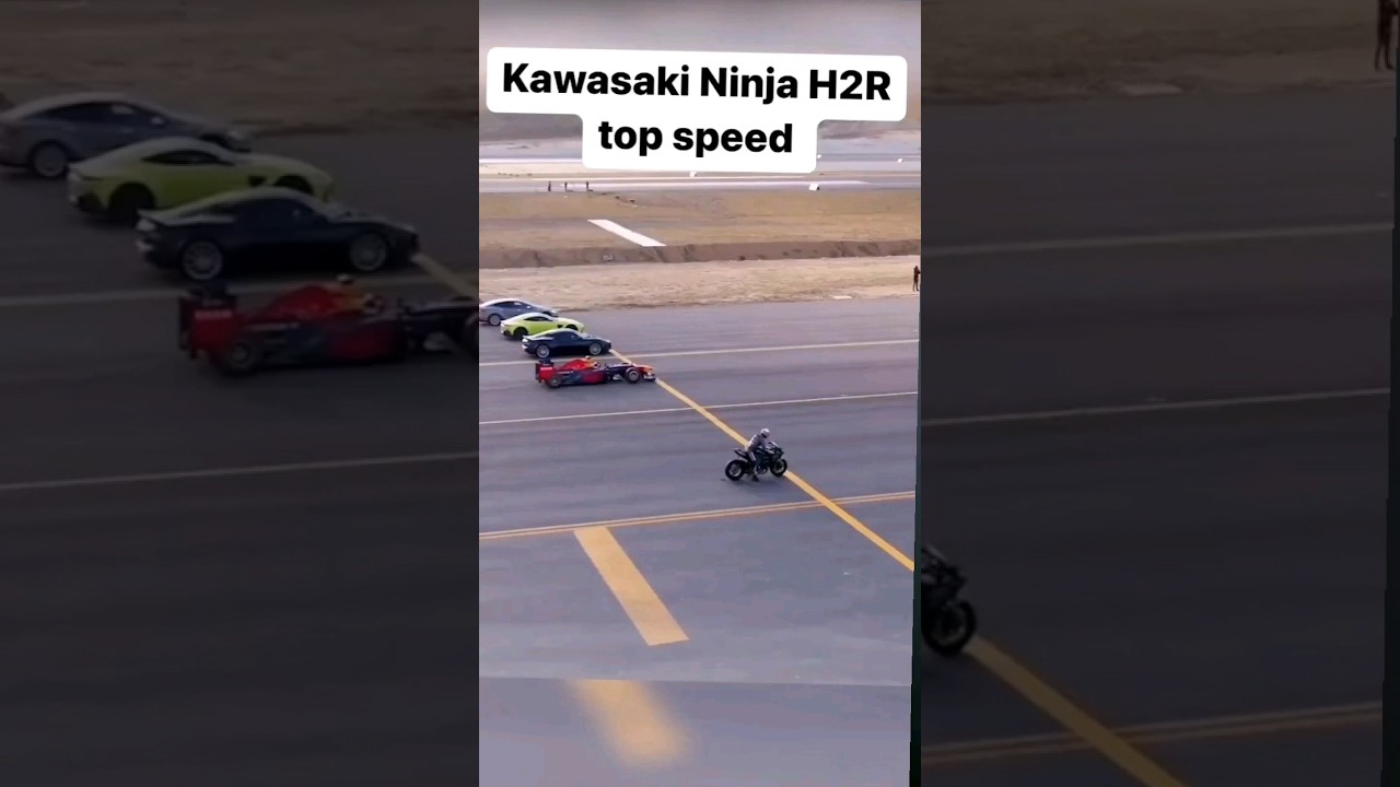 Kawasaki ninja H2R Top speed test