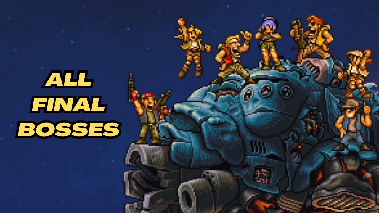All Metal Slug Final Bosses (Mainline Games)