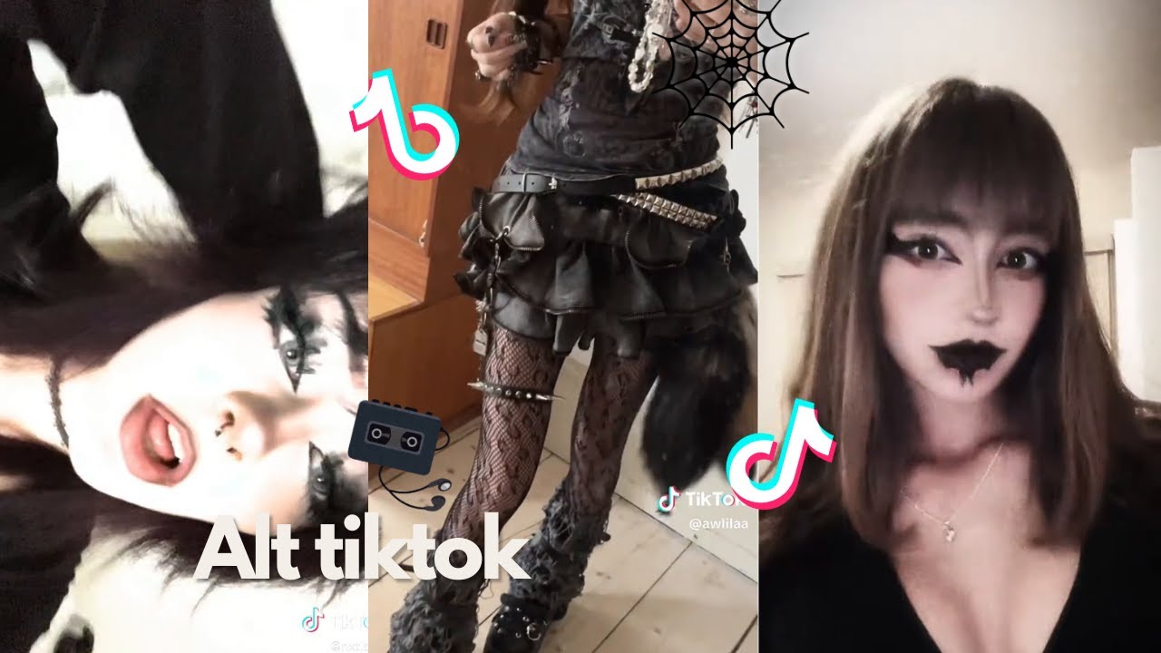 Alt tiktok compilation 19 🥀⛓️ #alt #goth #alternative #grunge #gothic