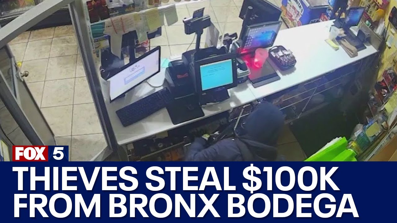 Thieves steal $100K from Bronx bodega
