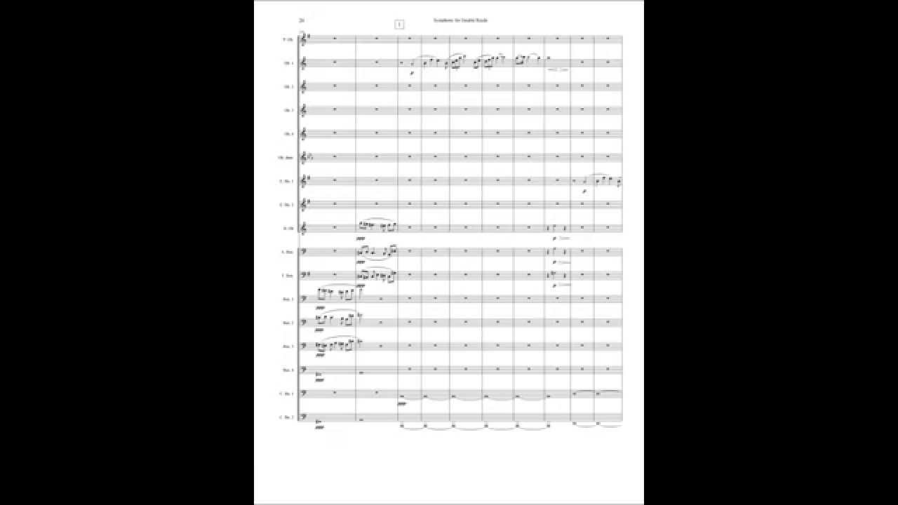 Symphony 1 for Double Reeds by Bret Newton