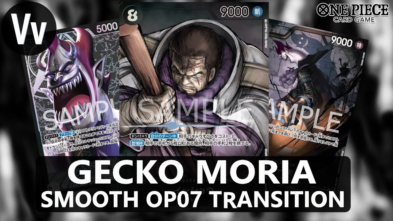 One Piece TCG: Good News for Gecko Moria Players, the OP07 Deck looks Almost the Exact Same so Far