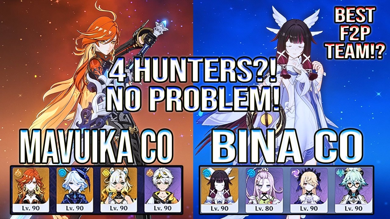 💥 Best F2P Team Columbina vs 4 Wilderness Hunters! Mavuika DESTROYS Spiral Abyss 12 | Genshin Impact