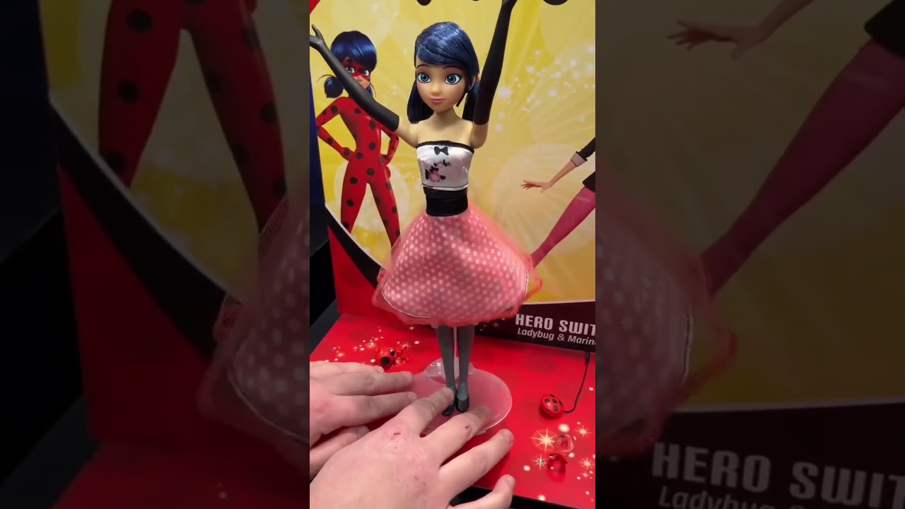 New miraculous toyss!!!💝#Miraculous Hero Switch Ladybug doll from @playmatestoys
