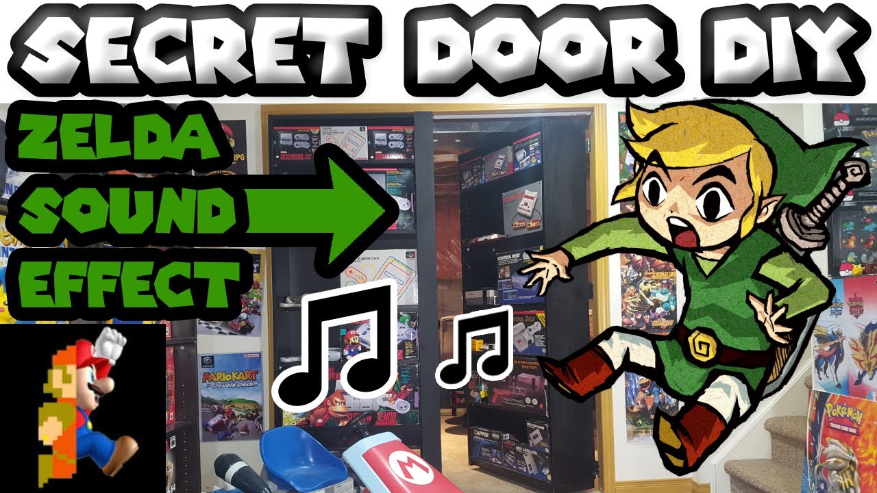 Как построить СЕКРЕТНУЮ ДВЕРЬ со звуковым эффектом из Zelda