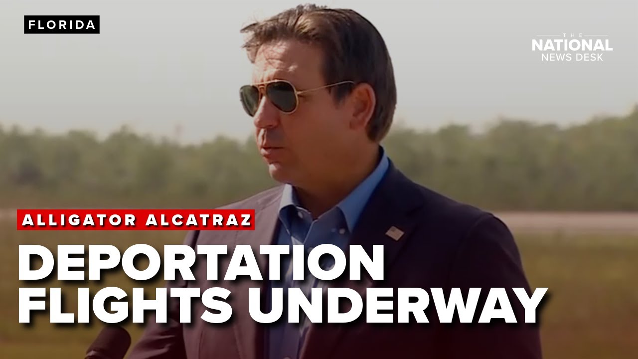 Deportation flights from Alligator Alcatraz have begun: DeSantis