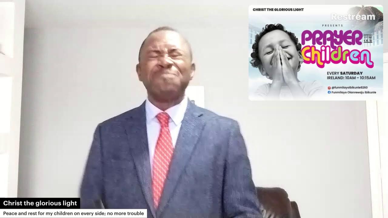 Peace and rest for my children on everyside; No more trouble
