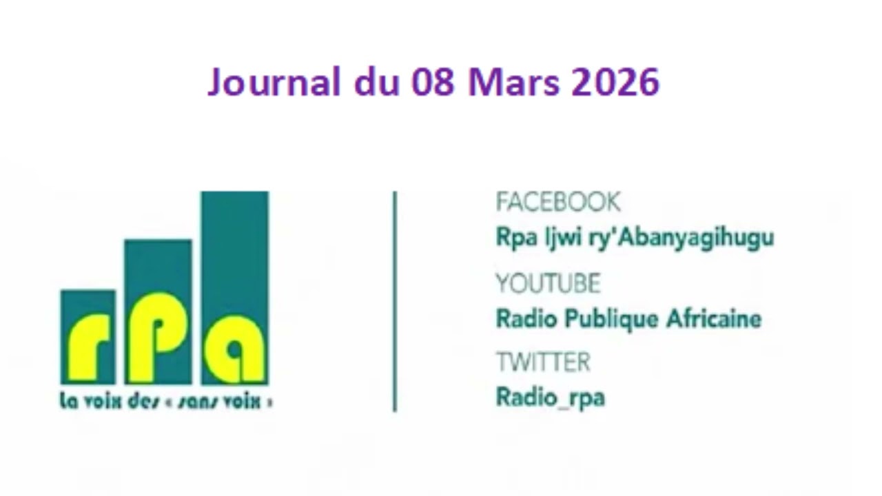 Journal du 08 Mars 2026