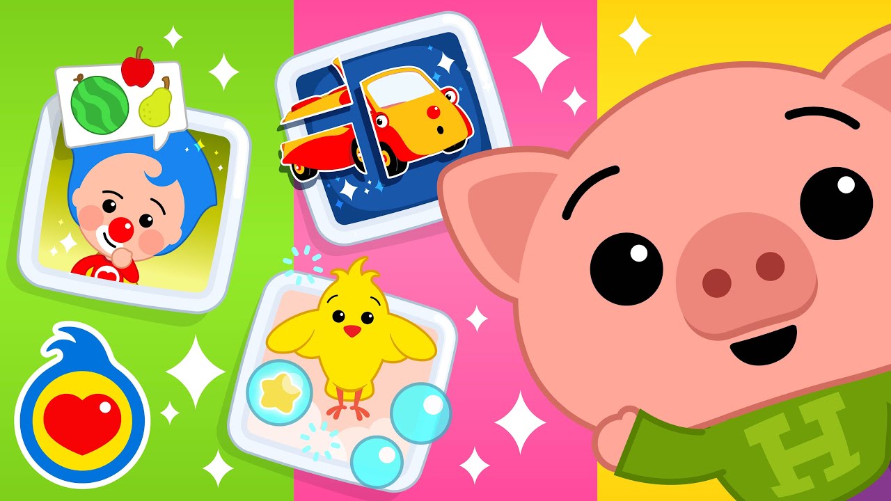 Plim Plim: ¡A Jugar! 🎮 ¡Aprende A Contar Jugando Con Hoggie! 🐷 Juegos Educativos para Niños