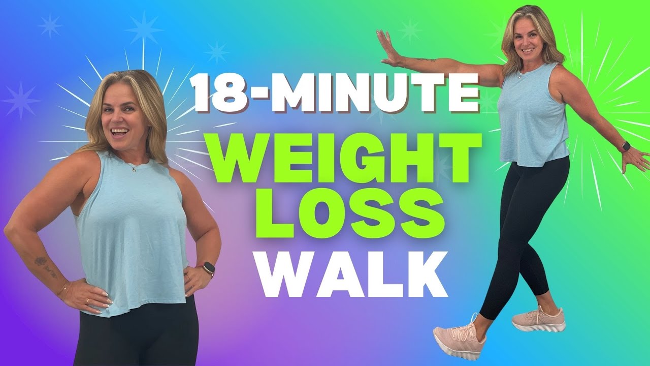 18 Min Weight Loss Walk to Burn Belly Fat Women 50+