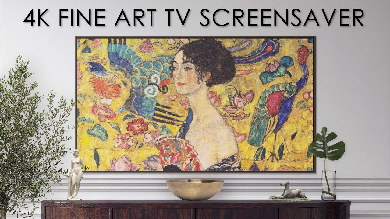 TV Art Screensaver Art Nouveau | Gustav Klimt | Vintage Art TV Background | 4K Fine Art for your TV