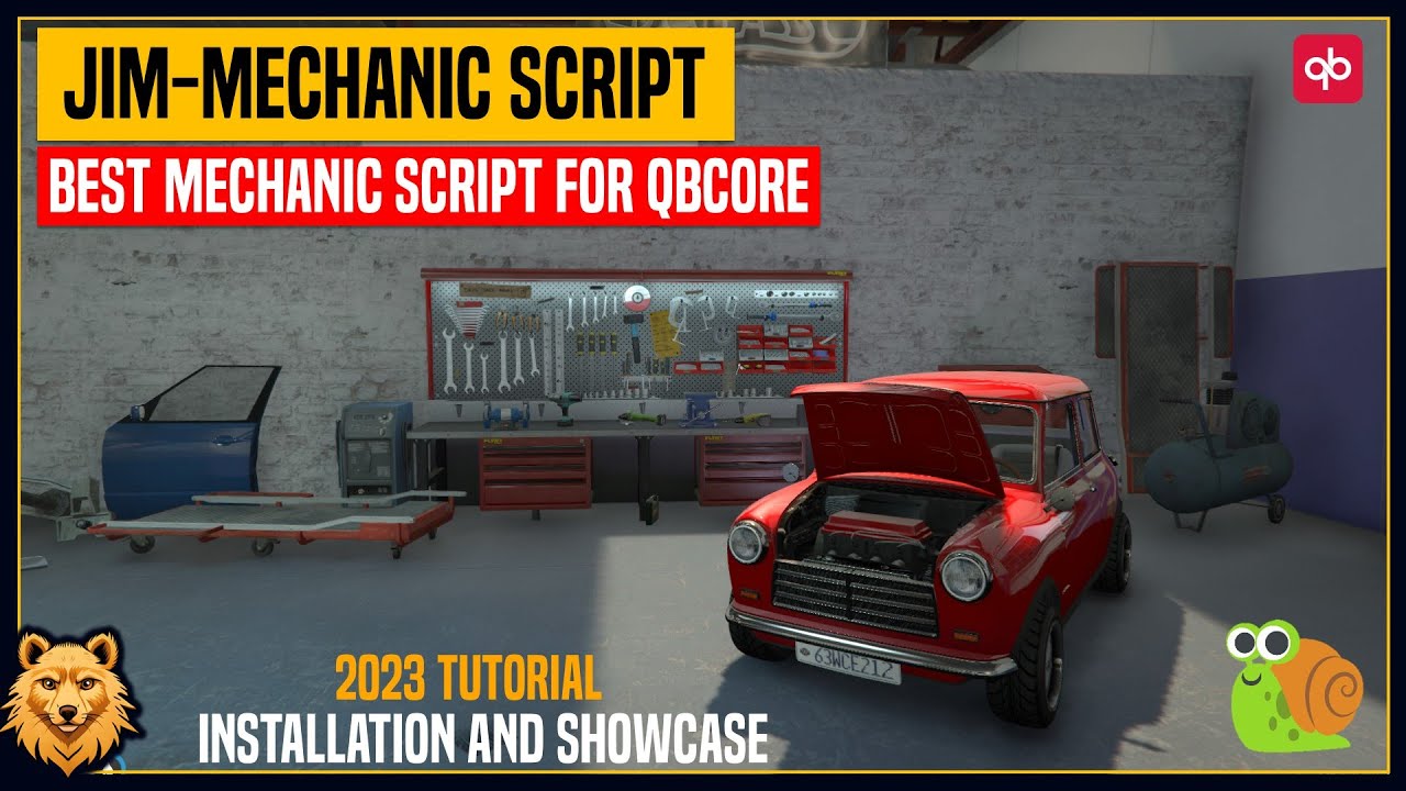 QBCore Jim Mechanic Script | Installation and Showcase | FiveM Mechanic Script | FiveM Script 2023