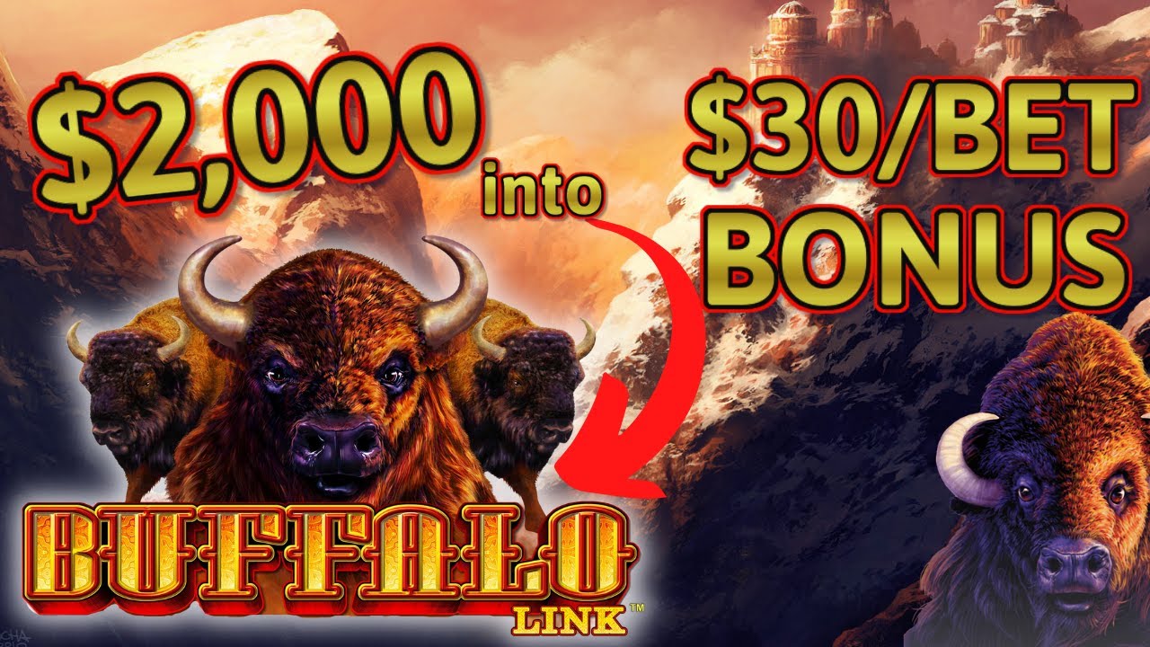 $2,000 INTO HIGH LIMIT BUFFALO LINK SLOT MACHINE | $30/BET BONUS AT THE CASINO IN LAS VEGAS