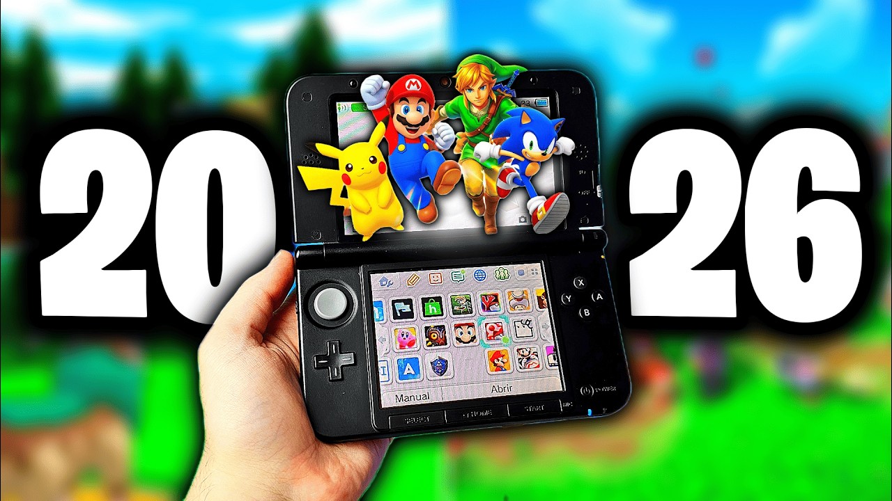 Essa é a experiência de ter um Nintendo 3DS em 2026 …