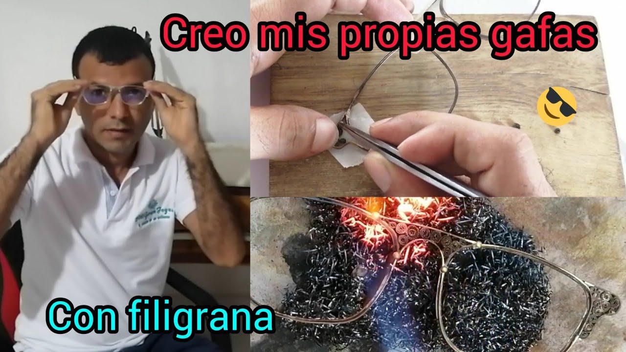 Creación artesanal de monturas para gafas (Creation of Glasses) #joyeria #orfebre #montura #Glasses