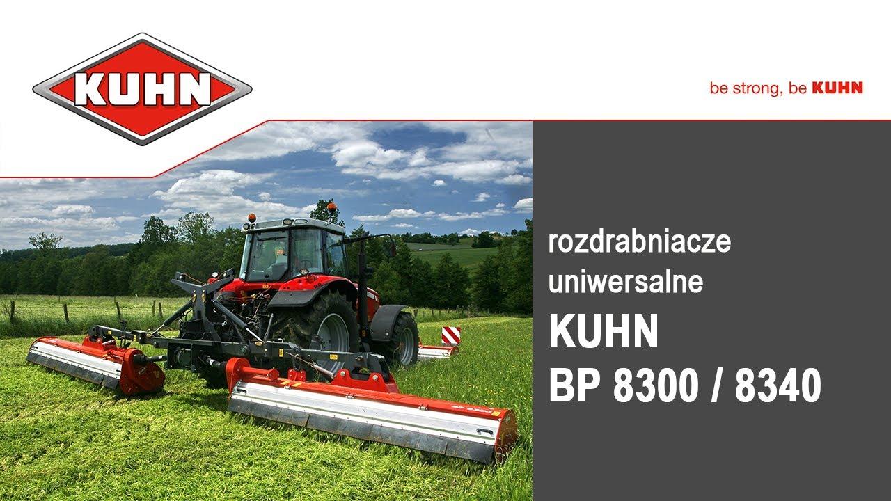 Rozdrabniacze uniwersalne KUHN BP 8300  8340